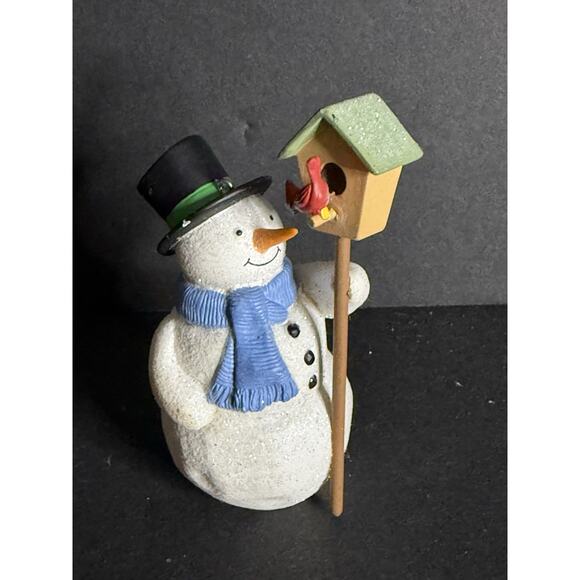 Hallmark Keepsake Christmas Ornament "Hello Friend" Snowman Cardinal 2012 - Picture 1 of 4